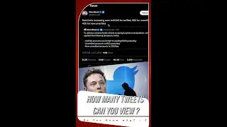 How many tweets can you read daily ? | Twitter Daily limit | Shorts
