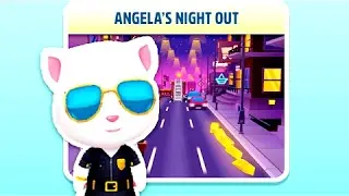Talking Agent Angela Angela's Night out - World NEW Character Talking Tom Gold Run Gameplay Trailer