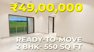49 LACS | 2 BED FLAT TOUR - 550 sq ft | Sunteck One World