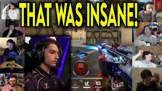 Valorant Streamers Reacts To BBL Lar0k CRAZY 1v4 CLUTCH Against Vitality In VCT