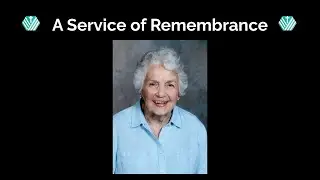 A Service of Remembrance: Beverly West 01/11/2025