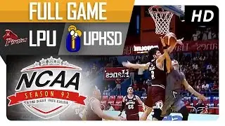 LPU vs UPHSD | Full Game - 3rd Quarter | NCAA 92 - July 29, 2016