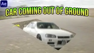 Car Coming Out of Ground Effect in After Effects