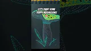 Let&rsquo;s #paint some #trippy #mushrooms #trip #draw #painting #shrooms #mycology