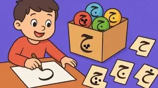 Urdu Letter چ Recognition for Kids | Tracing & Fun Activity