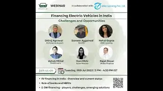 Financing Electric Vehicles in India | EVreporter Webinar July 19th, 2022