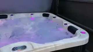 4500 Series hot tub from H2O Hot Tubs installed in Lincoln