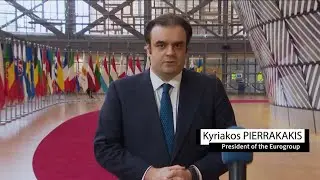 Doorstep Eurogroup President 19/1/2026