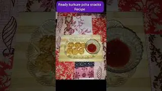 Kurkure Poha Snacks Recipe 😋 | Easy & Quick Tea Time Snacks #rojkirasoi #viralshorts #shorts