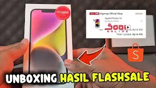 Unboxing iPhone 14 Harga Rp10.000 di Shopee | Tips Menang Flash Sale
