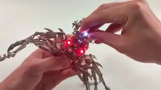 3D Puzzle DIY Model Kit Spider Metal Games Creative Gift-203pcs