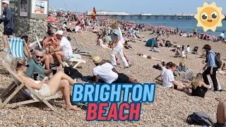 Brighton Beach in Summer Time | Brighton Pier | Sunny Day | DeVLog