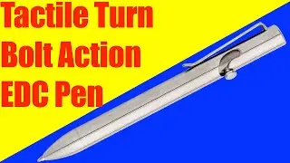 Tactile Turn Titanium Bolt Action EDC Pen - Unboxing