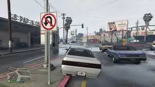 Grand Theft Auto V Driveby on Grove St