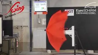 swing® backpack Wind tunnel test
