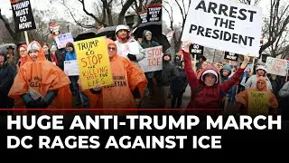 Anti-Trump Protest LIVE: D.C. Rages Over ICE After Minneapolis Shooting | Washington | US News LIVE