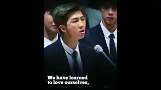 ❤inspirational speach by rm👑 #leader #kimnamjoon #bts💜