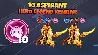 GILA!!! 10 ASPIRANT LANGSUNG JADI 2 BIJI HERO LEGEND KEMBAR - MAGIC CHESS GOGO