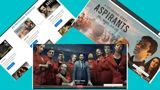 How to create a Responsive Movie Website using HTML and CSS and Bootstrap step by step