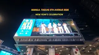 MANILA. NEW YEAR'S EVE. BGC.TAGUIG 5TH AVENUE 2026