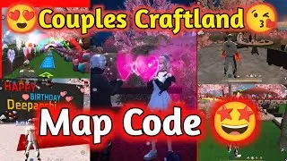 Happy Birthday 🎁🎂song craftland map code 🤩 || free fire Best happy birthday Craftland map code 😍