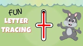 How to Write the Lowercase Letter t - Lowercase Alphabet for Kids