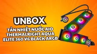 🔥 Unboxing Thermalright Aqua Elite 360 V6 BLACK ARGB &ndash; Premium AIO with Stunning RGB! ❄️🖤