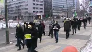 Anonymous Berlin Flashraid - 10. February 2013 [Chanology Germany]