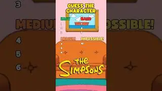 Can You Guess the SIMPSONS Character? 10 Characters from Easy to Impossible! #SimpsonsQuiz #quiz