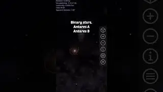 ANTARES star. Night beauty. #space #science #shorts #facts #star