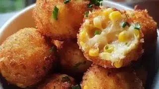 Corn Cheese Nuggets recipe 😋