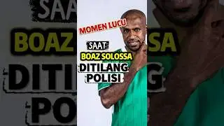 MOMEN LUCU Saat BOAZ SOLOSSA DITILANG POLISI