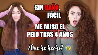 ME ALISO EL PELO sin DAÑOS | ¿ADIÓS Rizos? | Rutina Paso a Paso y Consejos | Pelo Largo Método Curly