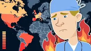 Doctor Burnout by Country 🌎🔥&nbsp;Where is It Worst For Doctors?