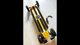 Skate el&eacute;trico 5600 watts 80 c&eacute;lulas 18650 (3000mha cada) 36v 24A skateboard eletric all terrain