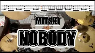Mitski - Nobody - Drum Cover With SHEET MUSIC