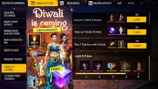 3 FREE EMOTE MAGIC CUBE DIWALI EVENT🔥 -