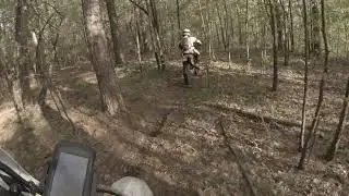 Brock Creek singletrack in Arkansas