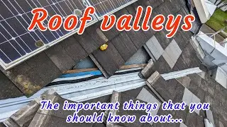 Roof valleys and important basics that you should know