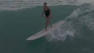 LONGBOARD SURFING WITH HALEY OTTO
