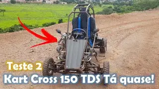 Testando o Kart Cross 150 modelo TDS