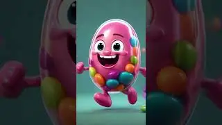 Jumping Jellybean  #tales #kids #shorts