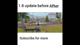 PUBG & BGMI 1.8 update before After #battlegroundsmobileindia #ranjithbgmi #ranjithgaming #1.8update