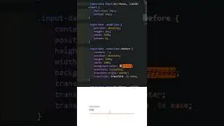 How to Create Amazing Input Animation