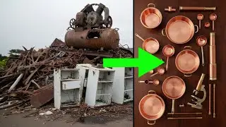 Copper Recovery from Old Refrigerators | পুরোনো ফ্রিজ থেকে কিভাবে 