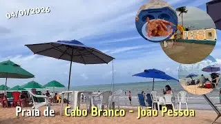 Praia Cabo Branco em João Pessoa/PB - ALTA TEMPORADA de janeiro 