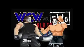 PS4 N64 WCW vs nWo World Tour Tournament - Sting vs Bogus Sting 