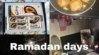 Ramadan days /day in my life /cookikng /craft work /exams