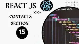 Урок 15. Раздел контактов | React JS | Веб-разработка | Sahalsoftware | Somali ku baro