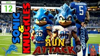MUST SEE Sonic the Hedgehog 3 Movie Trailer dubs to Detroit Lions Gibbs & Montgomery game play Wk 12